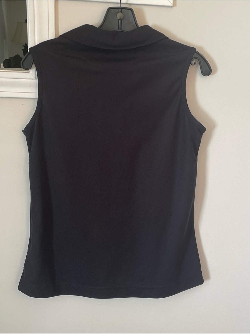 Pebble Beach Women’s Golf Tennis Black Tank With White Trim Size Medium - Picture 5 of 7